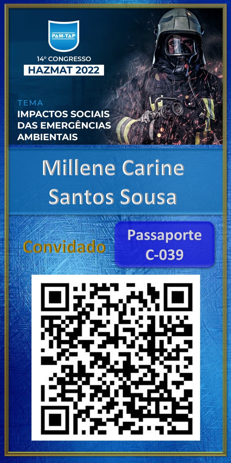 Millene Carine Santos Sousa-Hazmat 2022-Bombeiros