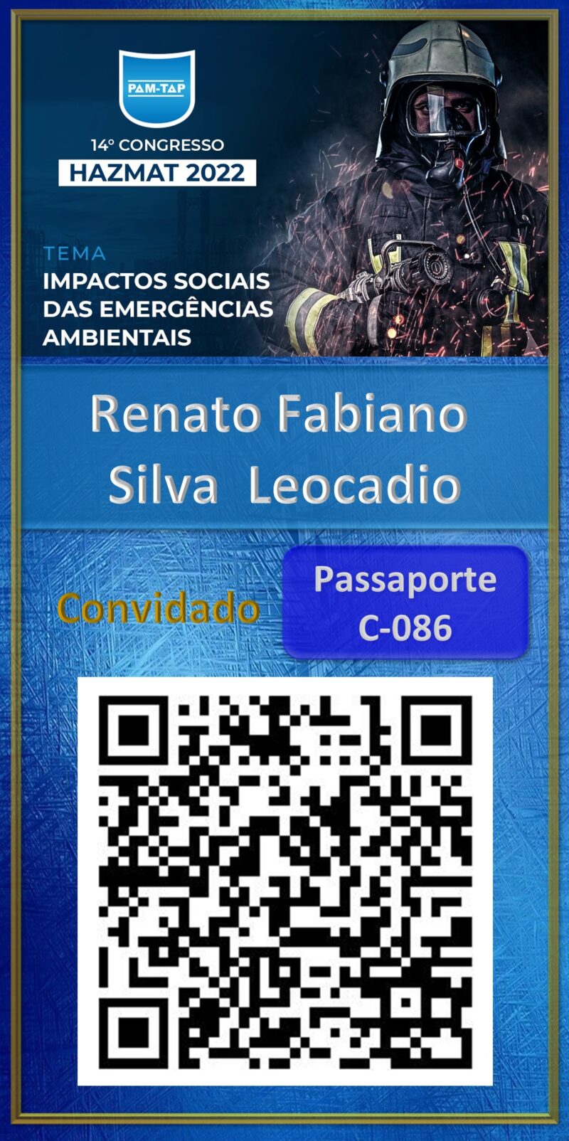 Renato Fabiano Silva  Leocadio-Hazmat 2022-Bombeiros