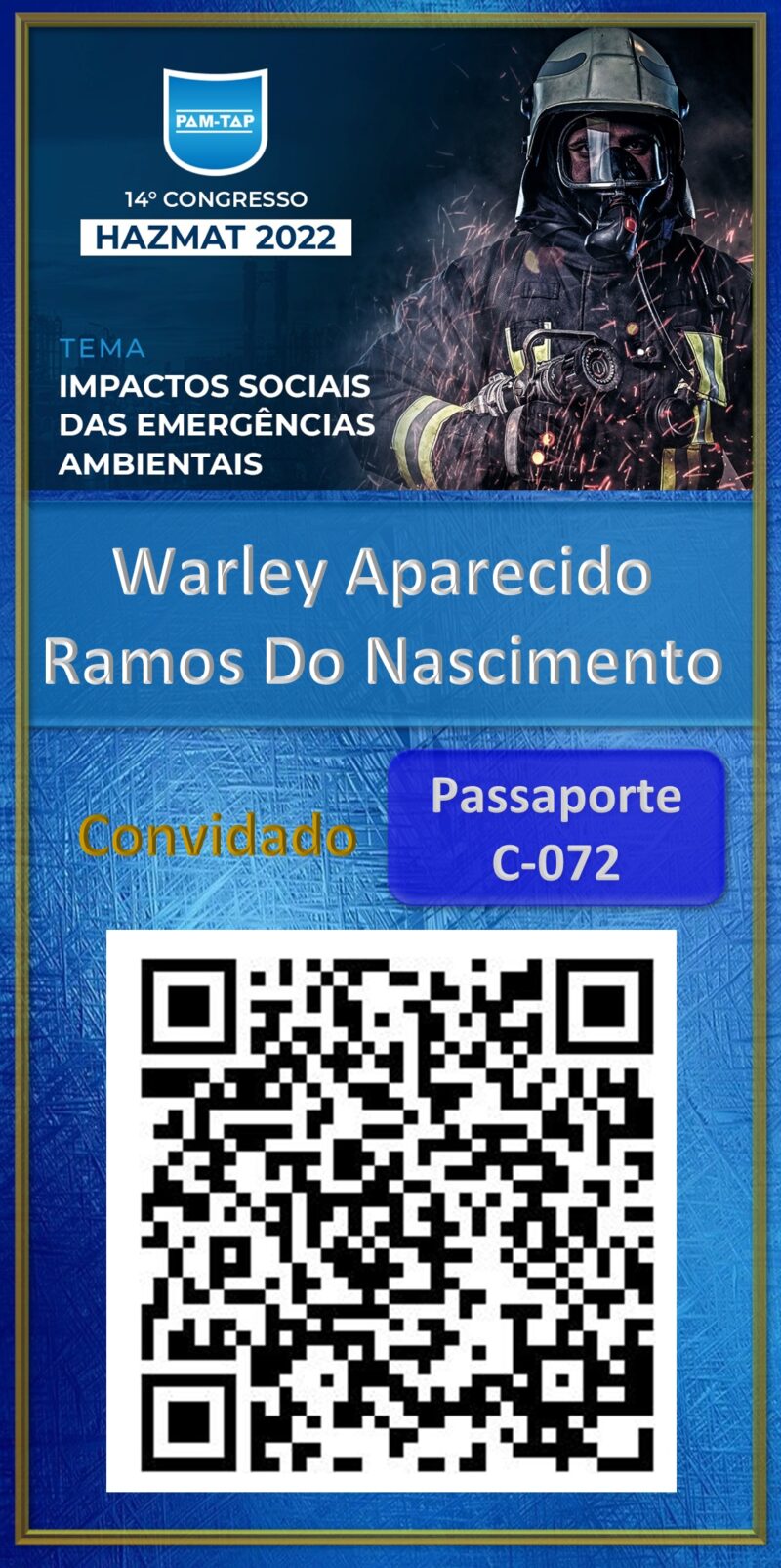 Warley Aparecido Ramos Do Nascimento-Hazmat 2022-Aluno