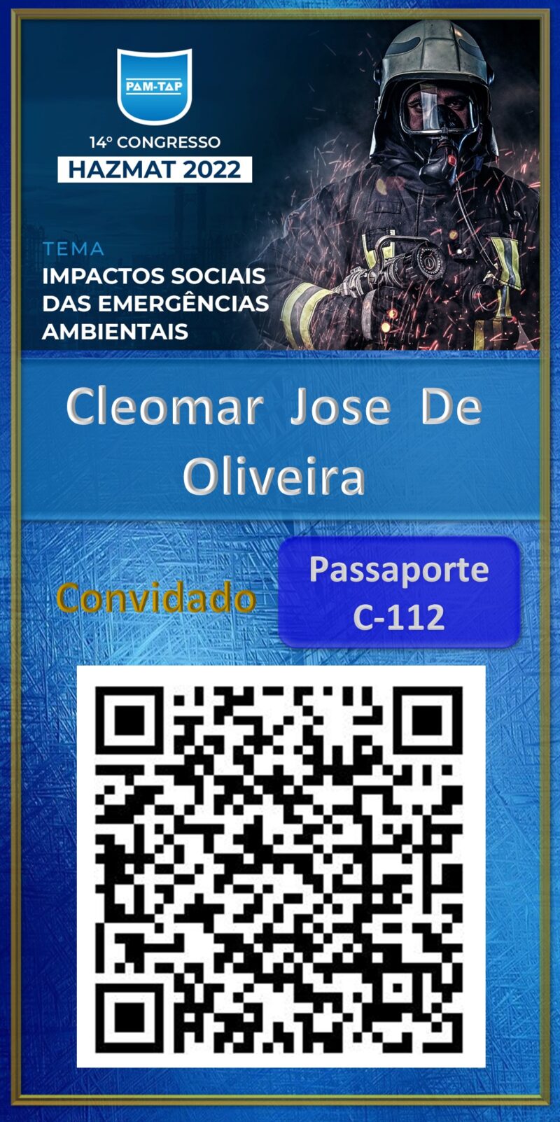 Cleomar  Jose  De Oliveira-Hazmat 2022-Particular