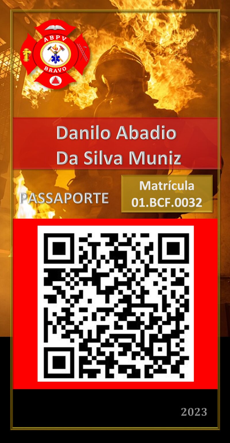 Danilo Abadio Da Silva Muniz – UBERLÂNDIA – Uberlandia – MG – Matricula 01.BCF.032