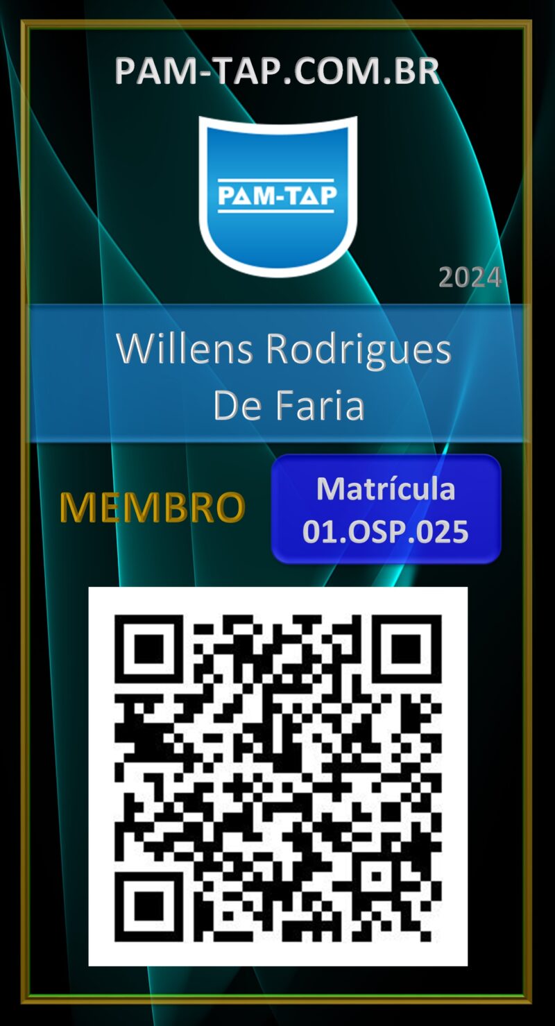 Willens Rodrigues De Faria – Carteira Digital – PAM-TAP – HAZMAT – 2023