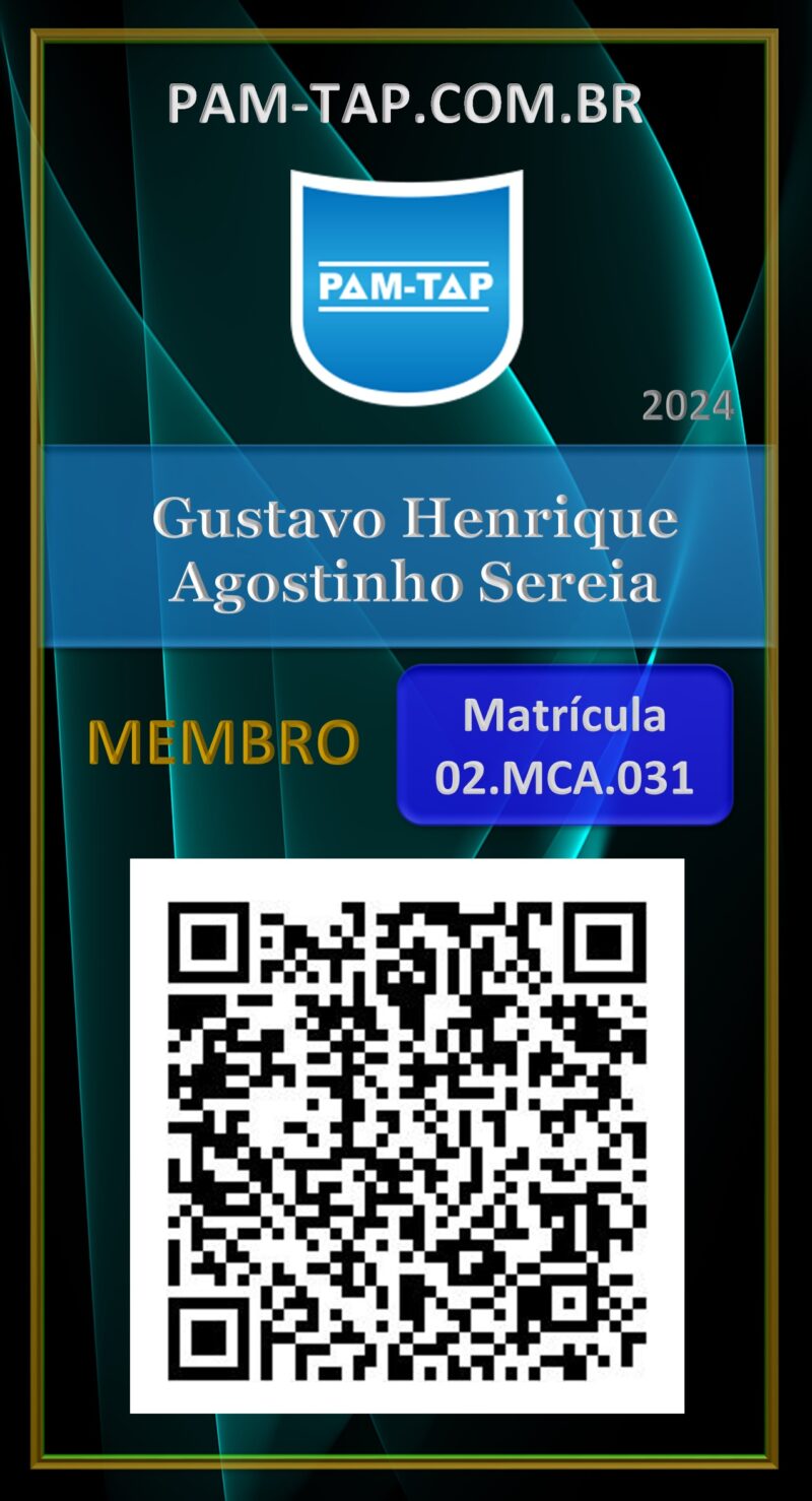 Gustavo Henrique Agostinho Sereia – Carteira Digital – PAM-TAP – HAZMAT – 2023