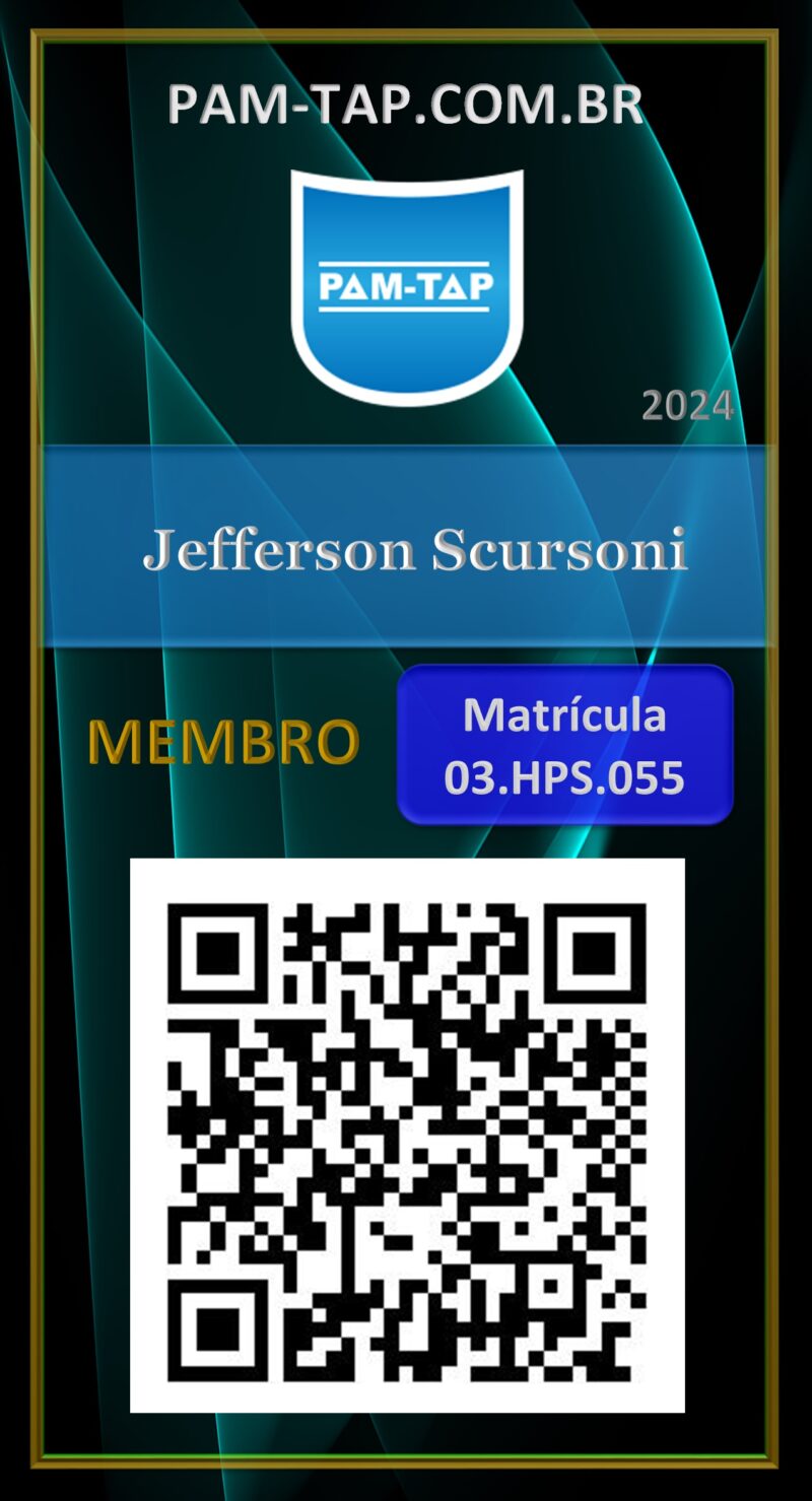Jefferson Scursoni – Carteira Digital – PAM-TAP – HAZMAT – 2023