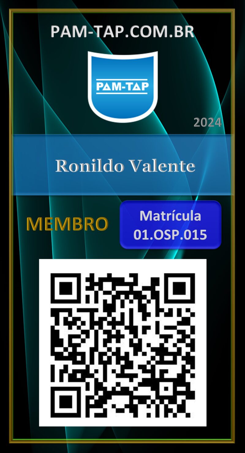 Ronildo Valente – Carteira Digital – PAM-TAP – HAZMAT – 2023