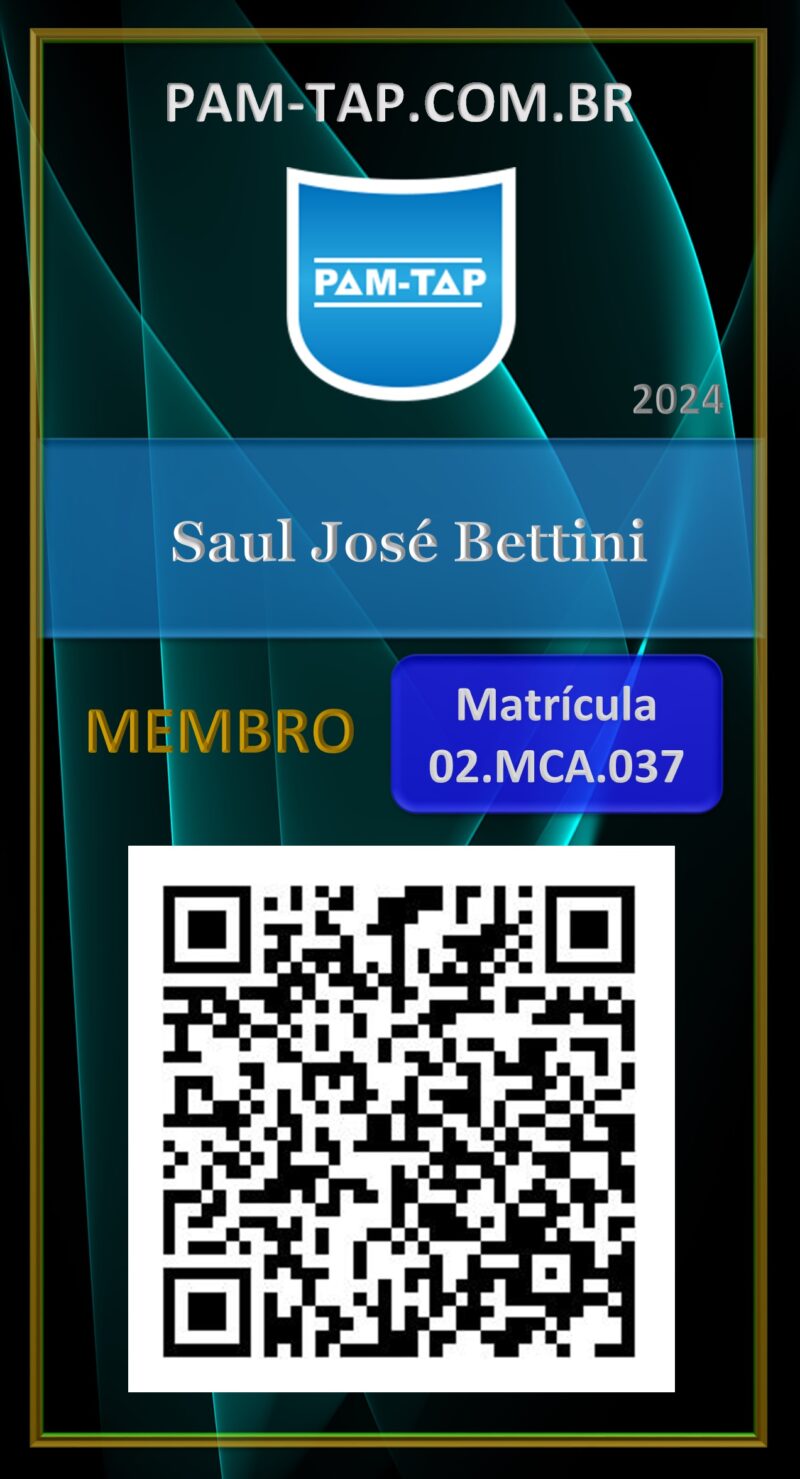 Saul Jose Bettini – Carteira Digital – PAM-TAP – HAZMAT – 2023