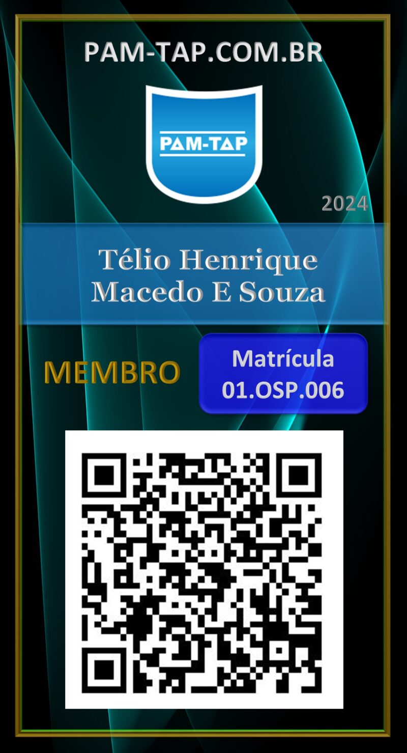 Télio Henrique Macedo E Souza – Carteira Digital – PAM-TAP – HAZMAT – 2023