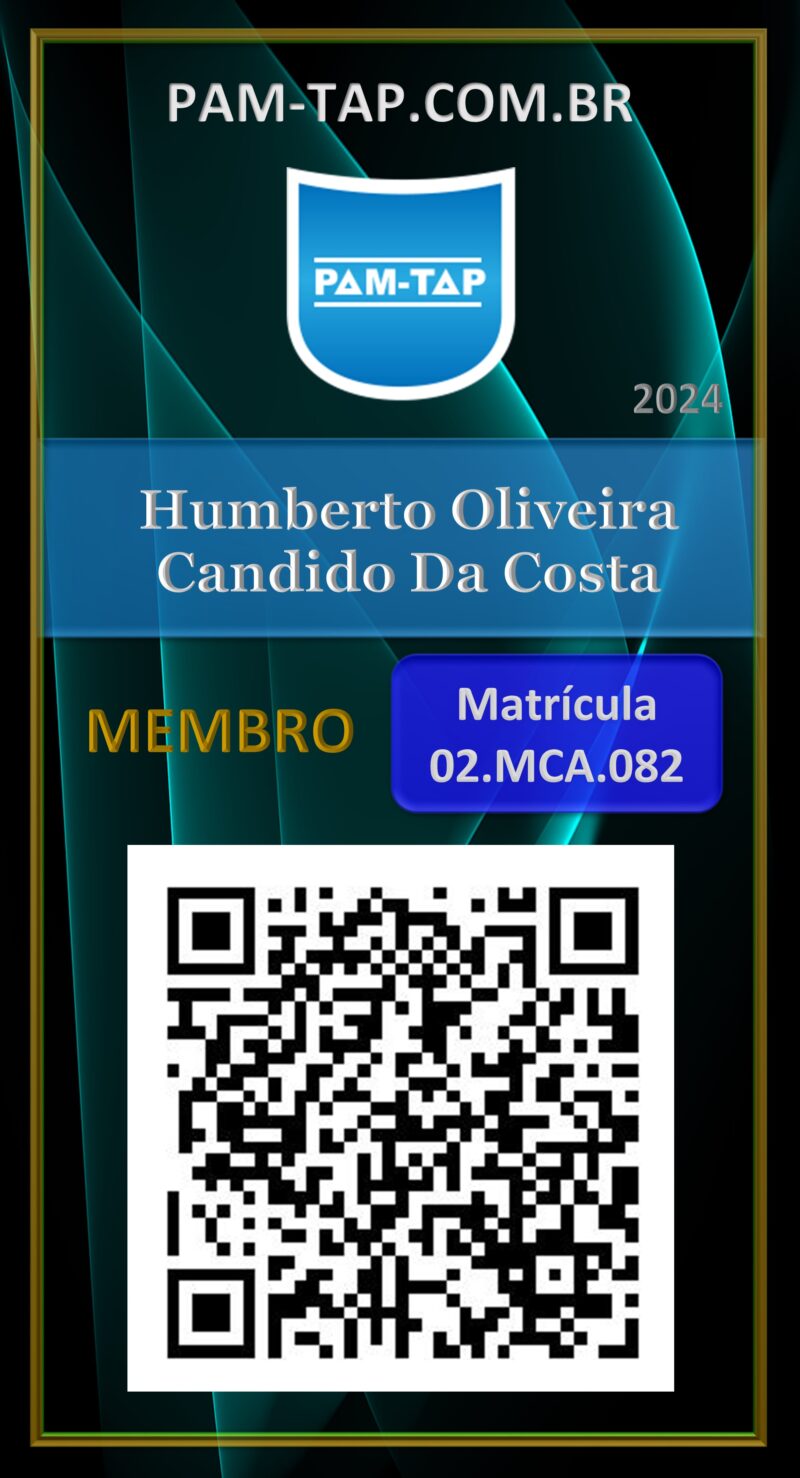 Humberto Oliveira Candido Da Costa  – Carteira Digital – PAM-TAP -HAZMAT – 2023
