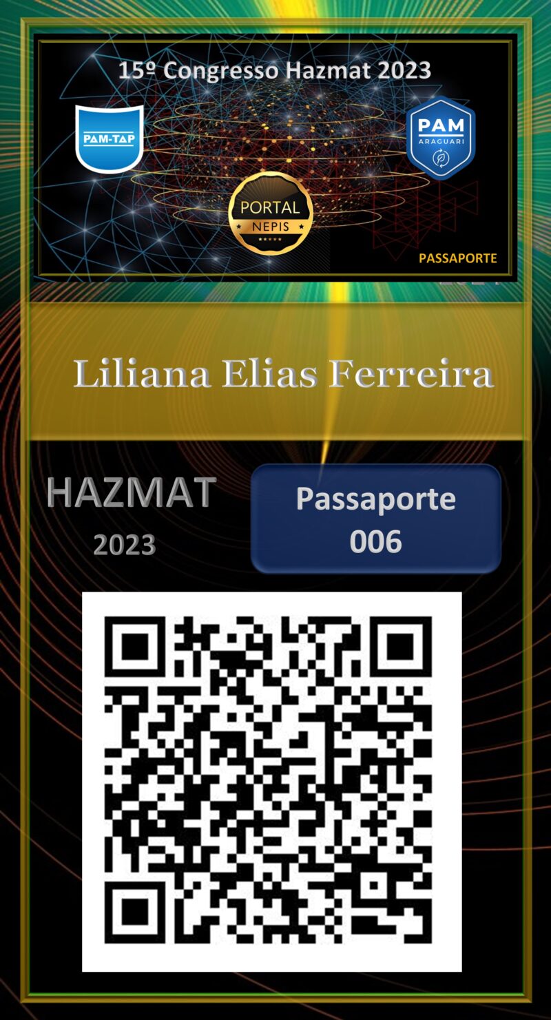 Liliana Elias Ferreira – FEDERAÇÃO DE GRUPOS PRÉ MILITARES DO BRASIL – PASSAPORTE – HAZMAT – 2023