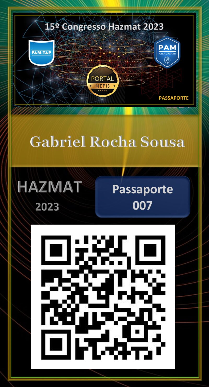 Gabriel Rocha Sousa –  – PASSAPORTE – HAZMAT – 2023