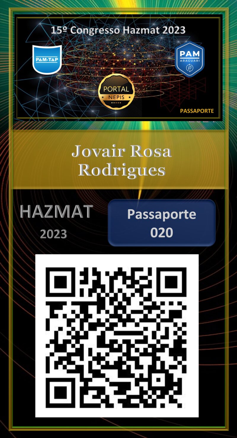 Jovair Rosa Rodrigues – TRANSAC TRANSPORTE RODOVIÁRIO LTDA – PASSAPORTE – HAZMAT – 2023