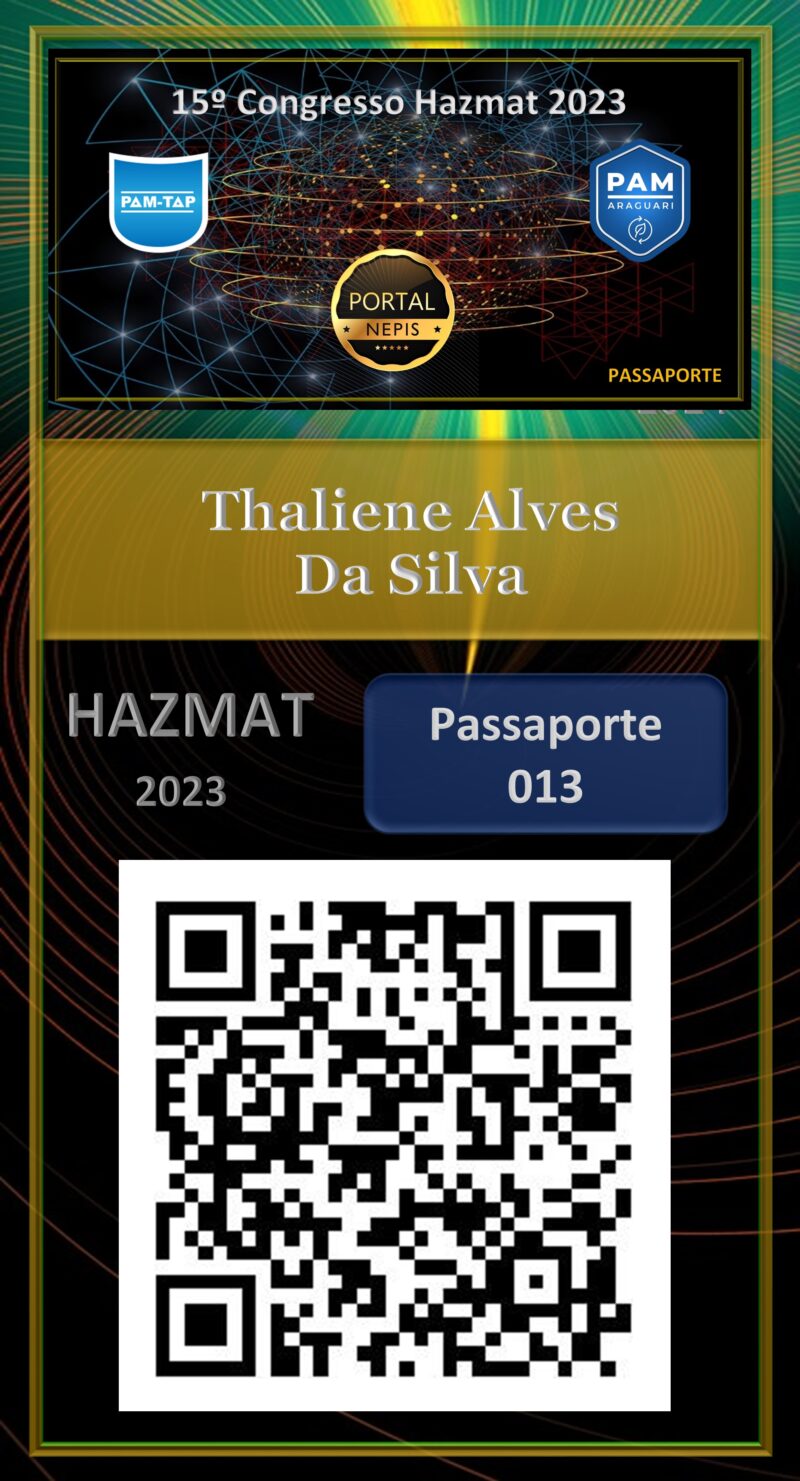 Thaliene Alves Da Silva –  – PASSAPORTE – HAZMAT – 2023