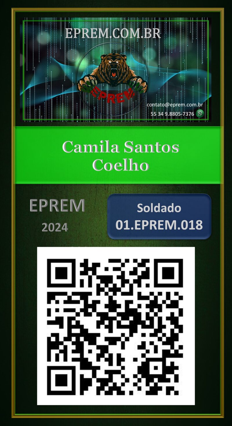 Camila Santos Coelho – Carteira Digital – EPREM – Uberlândia – MG
