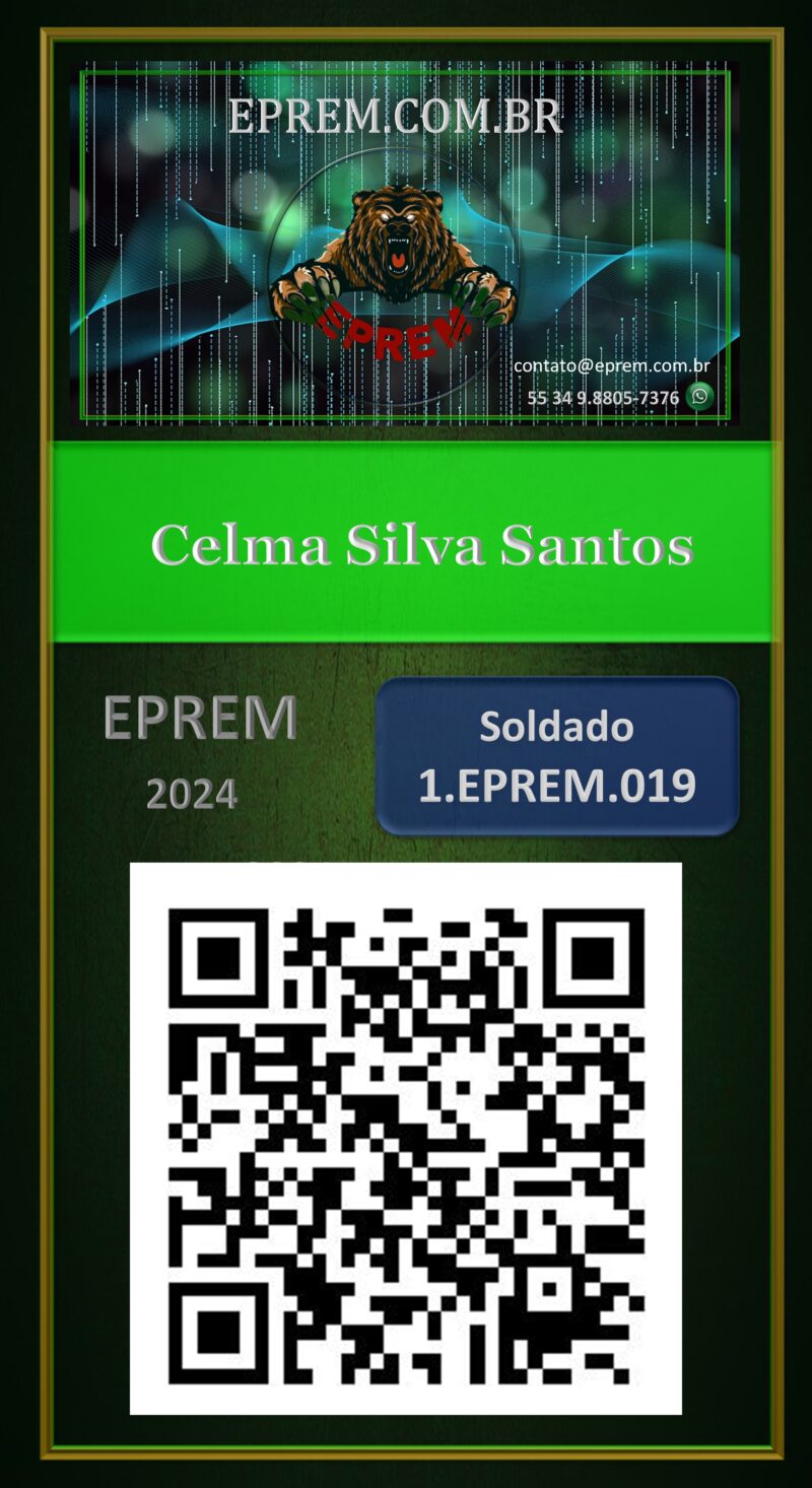Celma Silva Santos – Carteira Digital – EPREM – Uberlândia – MG