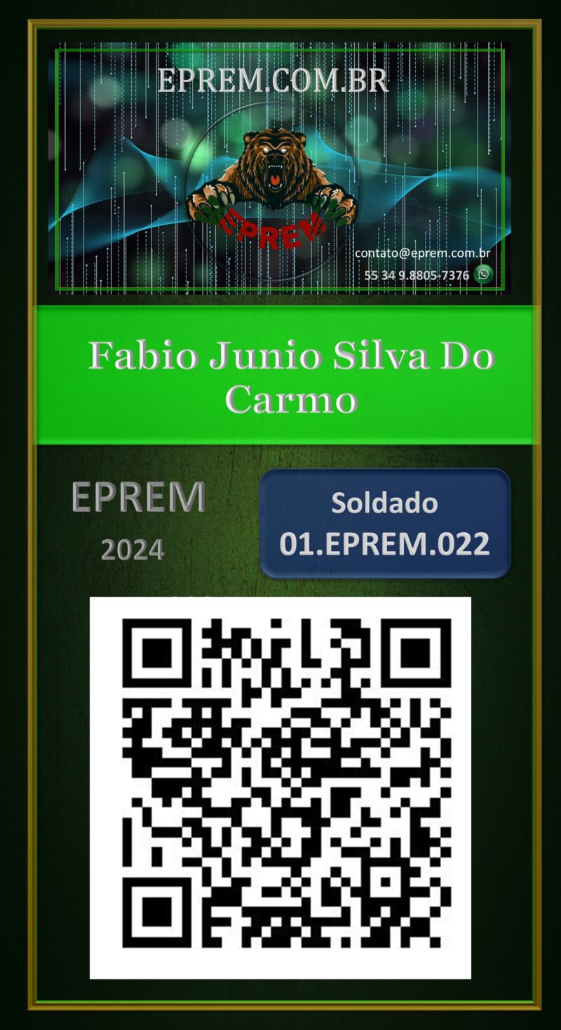 Fabio Junio Silva Do Carmo – Carteira Digital – EPREM – Uberlândia – MG