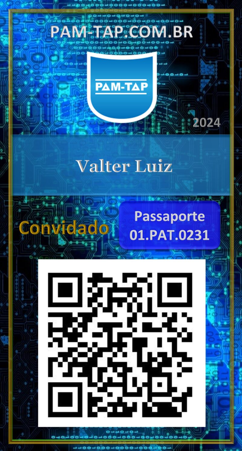 Valter Luiz – Carteira Digital –   Convidado(a) – Reuniões – Uberlândia – MG