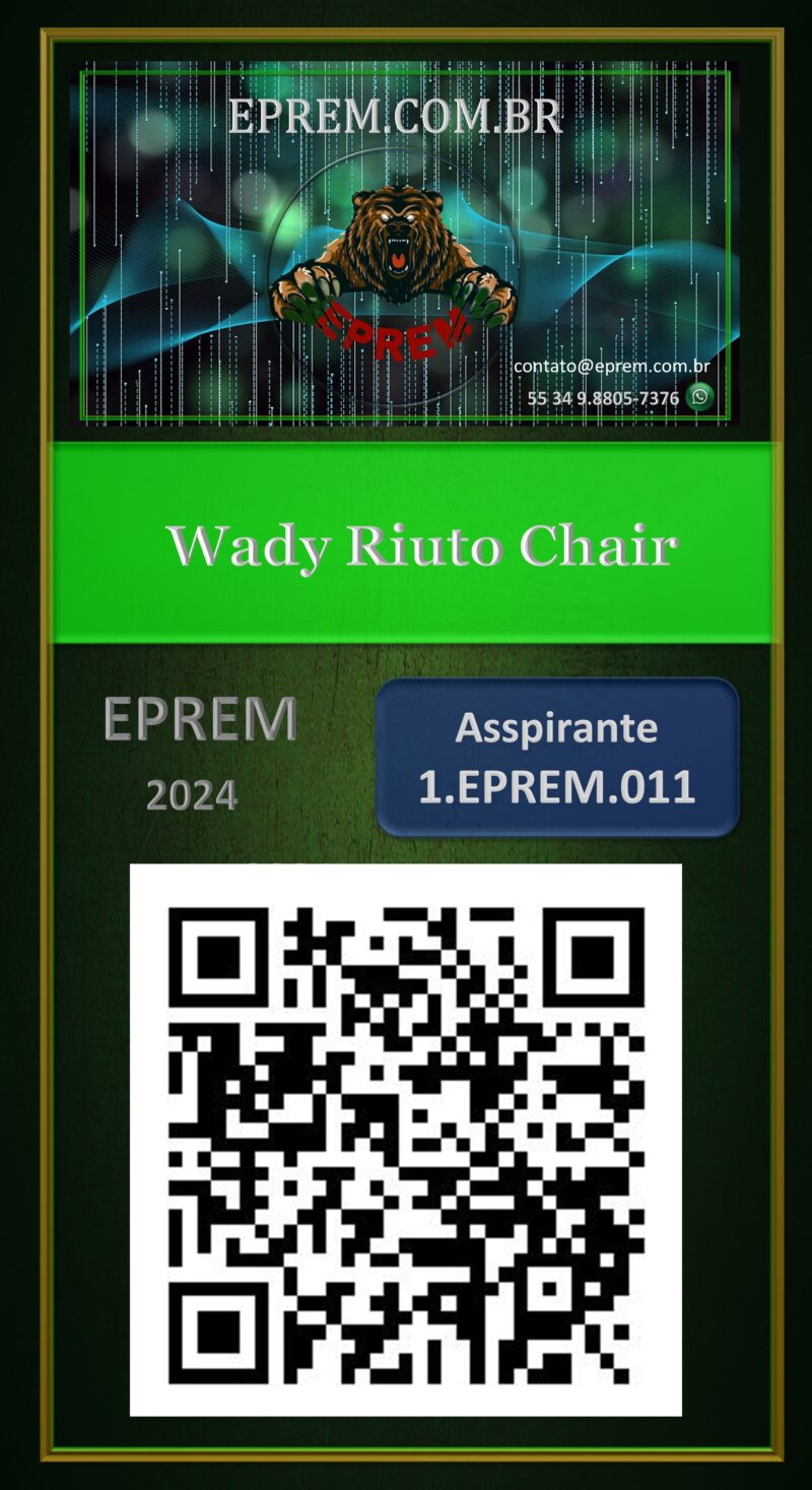 Wady Riuto Chair – Carteira Digital – EPREM – Uberlândia – MG