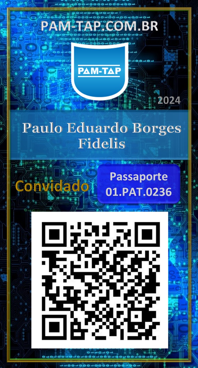 Paulo Eduardo Borges Fidelis – Carteira Digital – PAM-TAP – Uberlândia – MG
