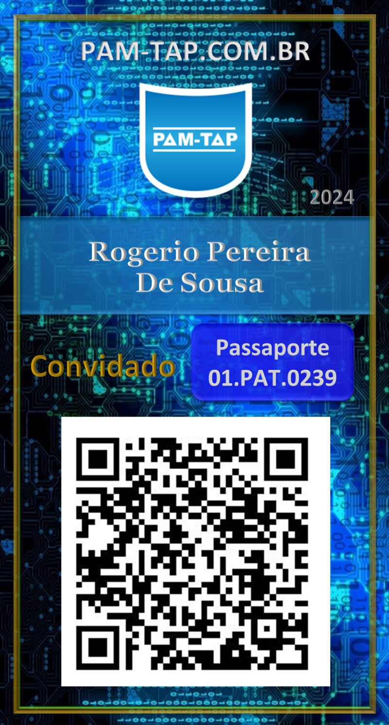 Rogério Pereira De Sousa – Carteira Digital – PAM-TAP – Uberlândia – MG