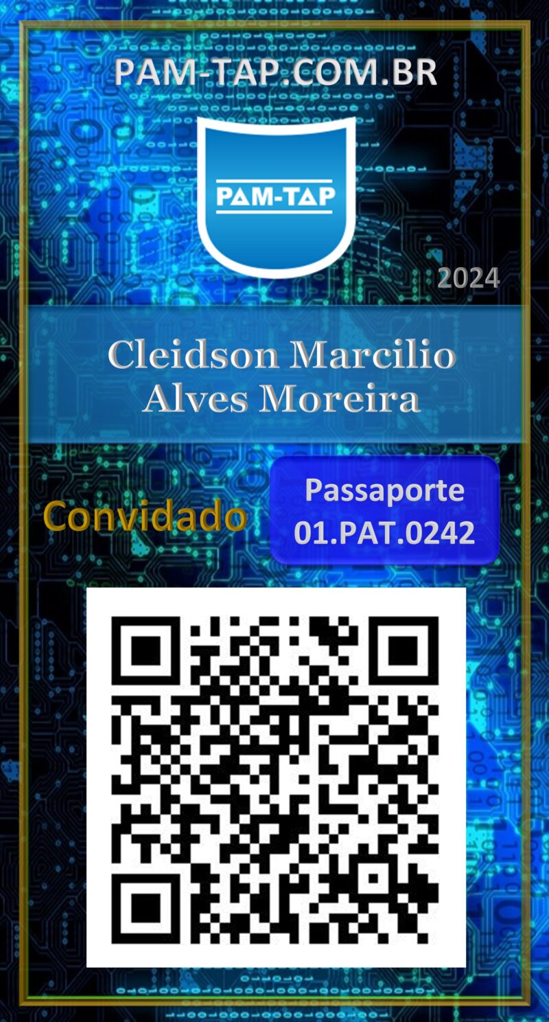 Cleidson Marcilio Alves Moreira – Carteira Digital – PAM-TAP – Uberlândia – MG