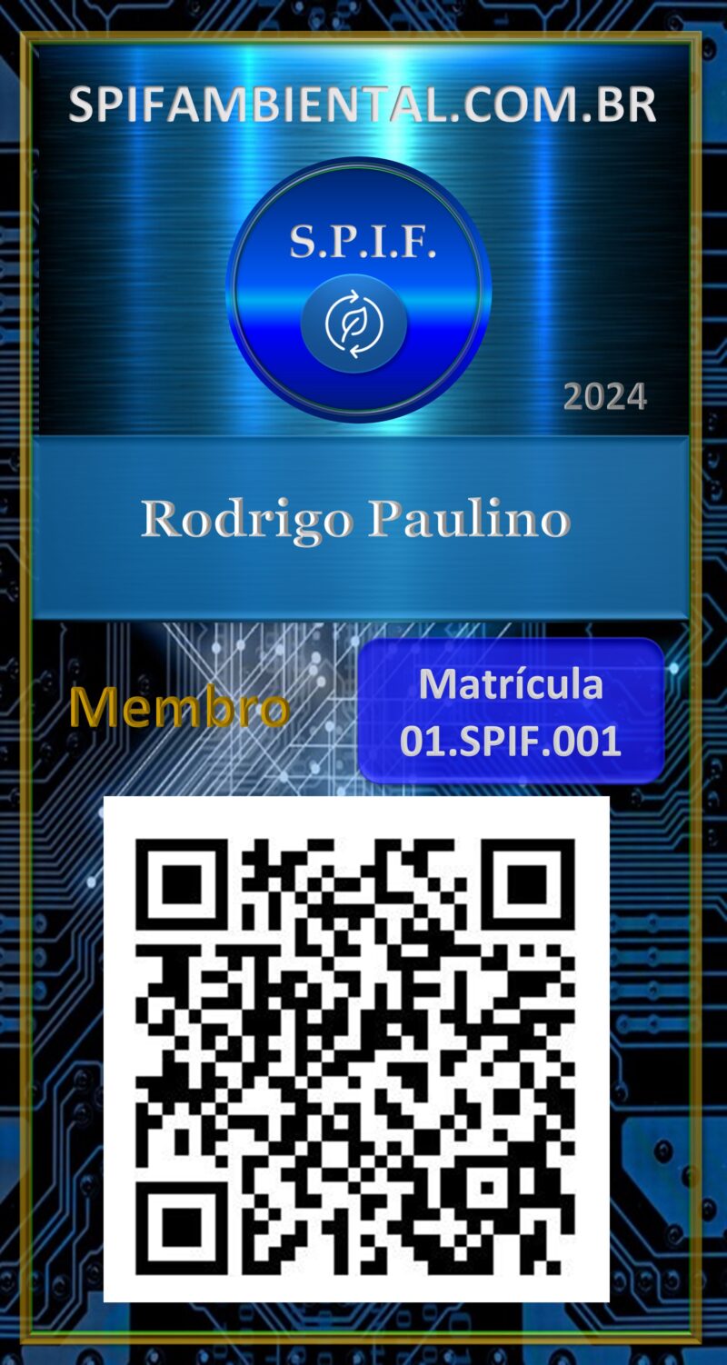 Rodrigo Paulino – Carteira Digital – S.P.I.F Ambiental – Administrador  – Uberlândia – MG