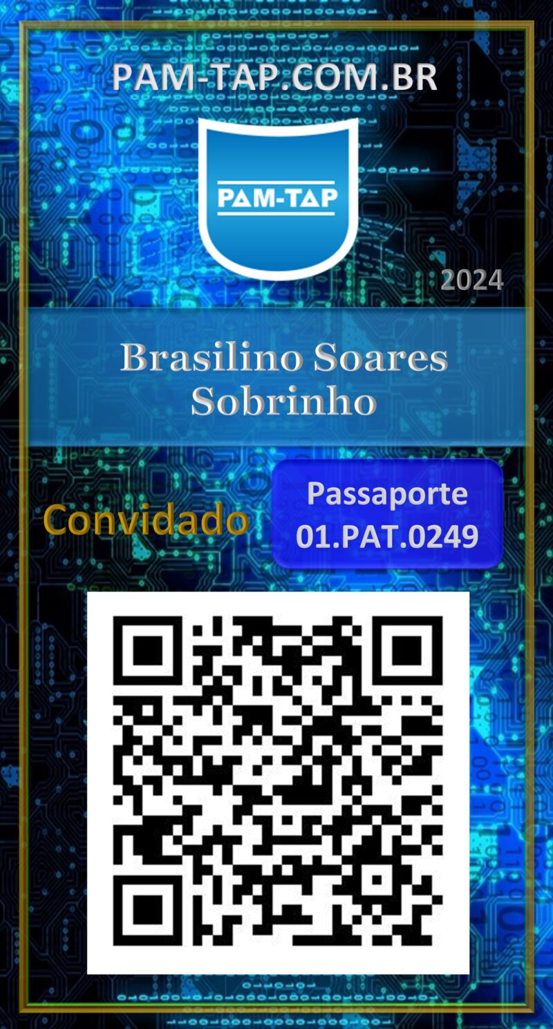 Brasilino Soares Sobrinho – Carteira Digital – PAM-TAP – Uberlândia – MG