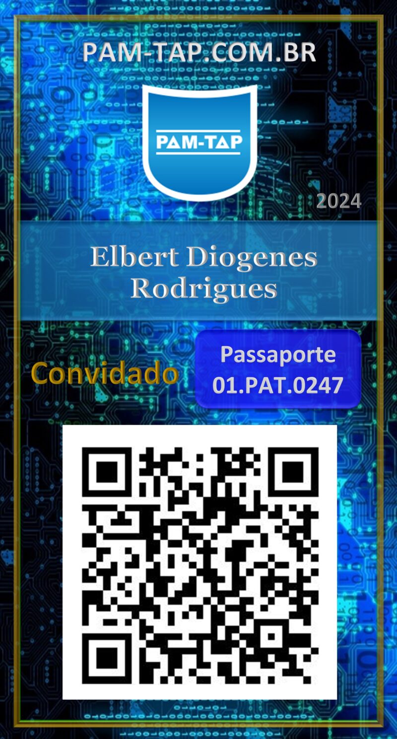 Elbert Diogenes Rodrigues – Carteira Digital – PAM-TAP – Araguari – MG